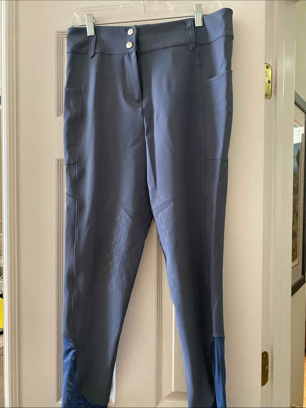 Blue Women's Riding Leggings - Performance Stretch